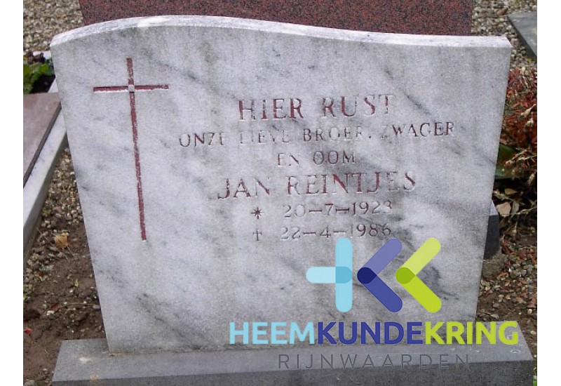 Grafstenen kerkhof Herwen Coll. HKR (82) J.Reintjes
